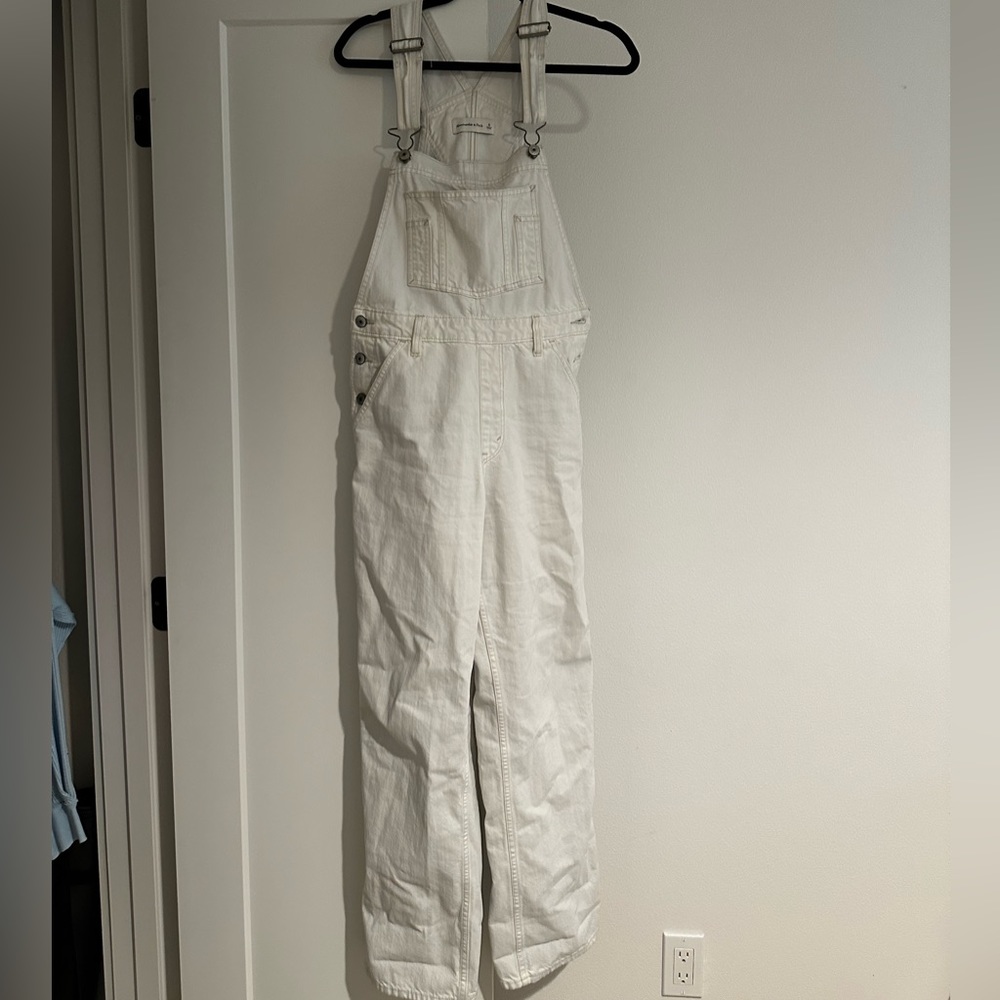 Abercrombie & Fitch White Overalls Size S
